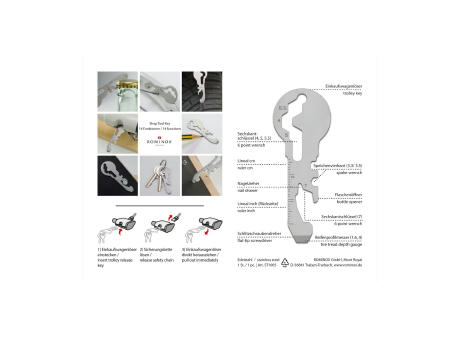 ROMINOX® Shop Tool // Key - 14 Funktionen