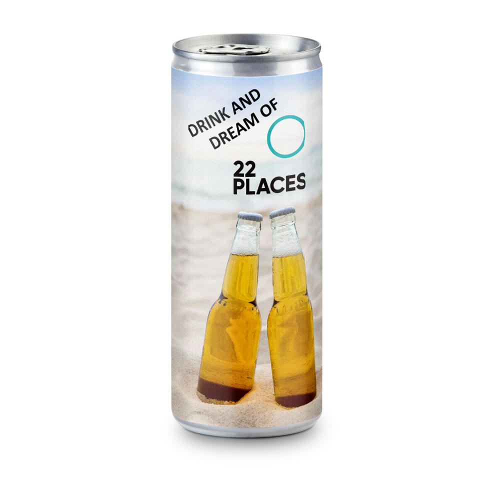 Radler - Mischgetränk aus Bier und Zitronenlimonade, spritzig und frisch - Folien-Etikett, 250 ml