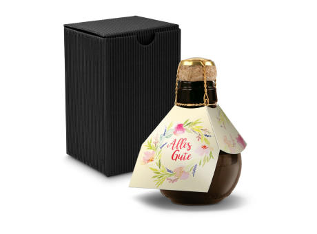 Kleinste Sektflasche der Welt! Alles Gute - Inklusive Geschenkkarton in Schwarz, 125 ml