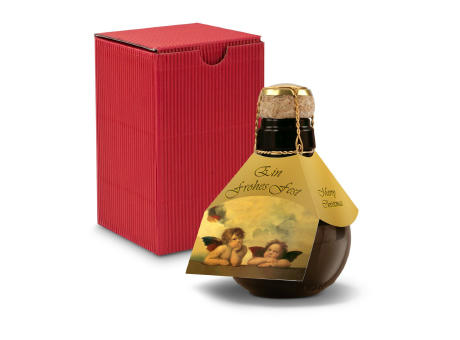 Kleinste Sektflasche der Welt! Raffael - Inklusive Geschenkkarton in Rot, 125 ml