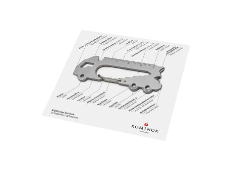 Geschenkartikel: ROMINOX® Key Tool Truck / LKW (22 Funktionen) im Motiv-Mäppchen Viel Glück