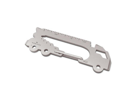 Geschenkartikel: ROMINOX® Key Tool Truck / LKW (22 Funktionen) im Motiv-Mäppchen Viel Glück