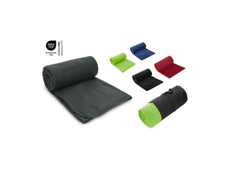Fleecedecke Basic anthrazit - 120 x 150 cm, 180 g/m²