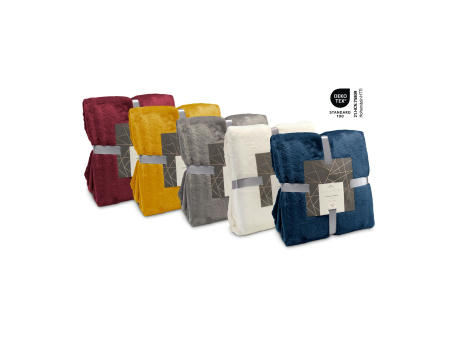 Superflauschdecke grau - 150 x 200 cm, 320 g/m²