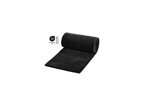 Fleecedecke Basic schwarz - 120 x 150 cm, 180 g/m²