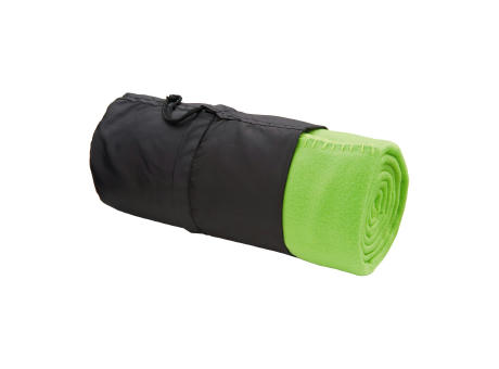 Fleecedecke Basic apfelgrün - 120 x 150 cm, 180 g/m²