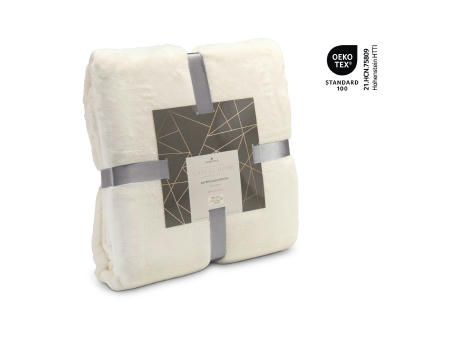 Superflauschdecke beige - 150 x 200 cm, 320 g/m²