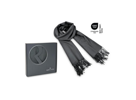 Schal Modena anthrazit - 60 x 180 cm, 230 g/m²