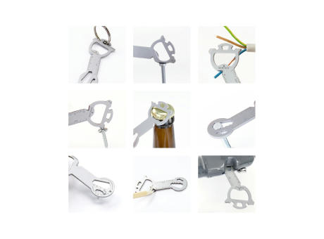 Geschenkartikel: ROMINOX® Key Tool Snake (18 Funktionen) im Motiv-Mäppchen Danke