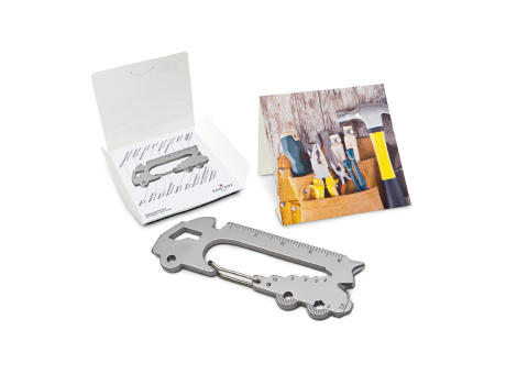 Geschenkartikel: ROMINOX® Key Tool Truck / LKW (22 Funktionen) im Motiv-Mäppchen Werkzeug