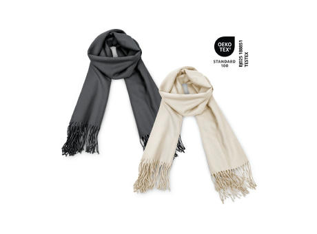 Schal Modena beige - 60 x 180 cm, 230 g/m²