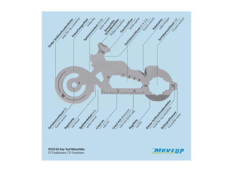 ROMINOX® Key Tool // Motorbike - 21 features (Motorrad)