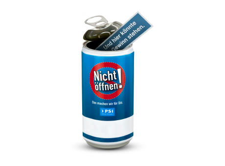 Geschenkartikel / Präsentartikel: Lindt-Oster-Überraschung, Das Nest in der Dose - Etikett Frohe Ostern - EierWiese