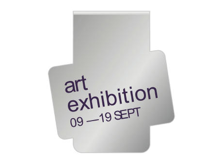 ROMINOX® Mehrweg-Büroklammer Shape Clip Variante B, idealer Mailingartikel für Dokumente, bis zu 18 Seiten Klemmkraft