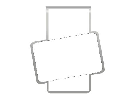 ROMINOX® Mehrweg-Büroklammer Shape Clip Variante B, idealer Mailingartikel für Dokumente, bis zu 18 Seiten Klemmkraft