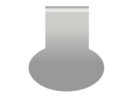 ROMINOX® Mehrweg-Büroklammer Shape Clip Variante C, idealer Mailingartikel für Dokumente, bis zu 18 Seiten Klemmkraft