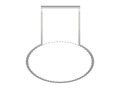 ROMINOX® Mehrweg-Büroklammer Shape Clip Variante C, idealer Mailingartikel für Dokumente, bis zu 18 Seiten Klemmkraft