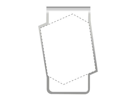 ROMINOX® Mehrweg-Büroklammer Shape Clip Variante D, idealer Mailingartikel für Dokumente, bis zu 18 Seiten Klemmkraft