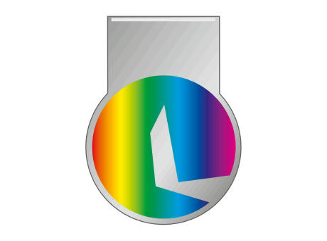 ROMINOX® Mehrweg-Büroklammer Shape Clip Variante E, idealer Mailingartikel für Dokumente, bis zu 18 Seiten Klemmkraft