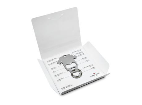 Geschenkartikel: ROMINOX® Key Tool Football / Fußball (18 Funktionen) im Motiv-Mäppchen Deutschland Fan Jubelverstärker