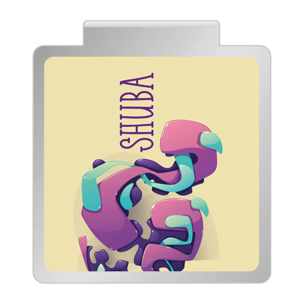 ROMINOX® Mehrweg-Büroklammer Shape Clip Variante G, idealer Mailingartikel für Dokumente, bis zu 18 Seiten Klemmkraft