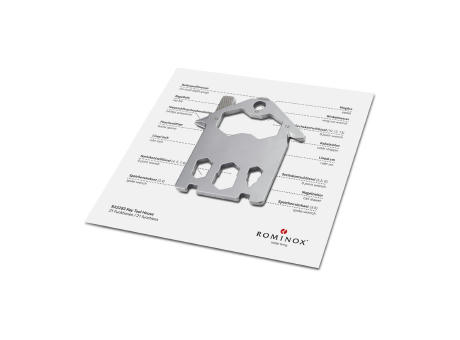 Geschenkartikel: ROMINOX® Key Tool House / Haus (21 Funktionen) im Motiv-Mäppchen Werkzeug