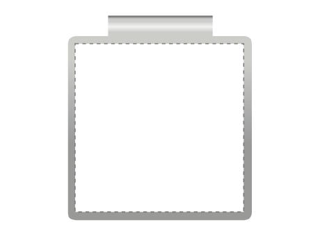 ROMINOX® Mehrweg-Büroklammer Shape Clip Variante G, idealer Mailingartikel für Dokumente, bis zu 18 Seiten Klemmkraft