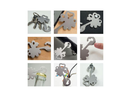 ROMINOX® Key Tool // Lucky Charm - 19 functions (Kleeblatt Glücksbringer)
