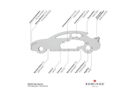 Geschenkartikel: ROMINOX® Key Tool Car/Auto (18 Funktionen) im Motiv-Mäppchen Viel Glück