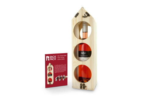 Geschenkset / Präsenteset: Rackpack - das geniale Weinregal
