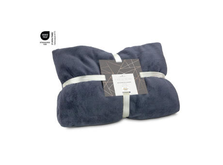 Fernsehdecke Comfort - Schieferblau - 150 x 200 cm, 230 g/m²