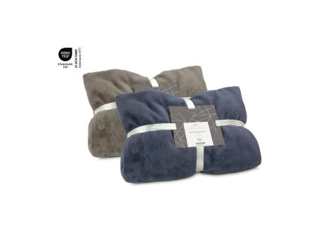Fernsehdecke Comfort - Schieferblau - 150 x 200 cm, 230 g/m²