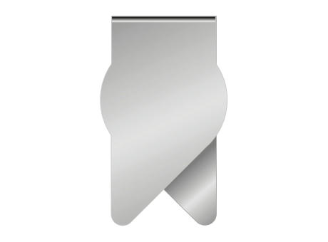 ROMINOX® Mehrweg-Büroklammer X Clip Variante E, idealer Mailingartikel für Dokumente, bis zu 12 Seiten Klemmkraft