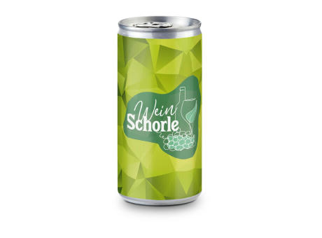 Weinschorle weiss - Folien-Etikett, 200 ml