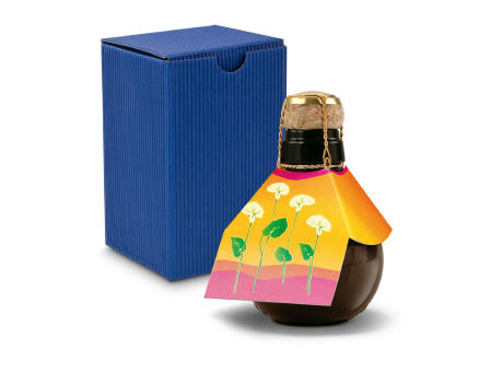 Kleinste Sektflasche der Welt! Calla - Inklusive Geschenkkarton in Blau, 125 ml