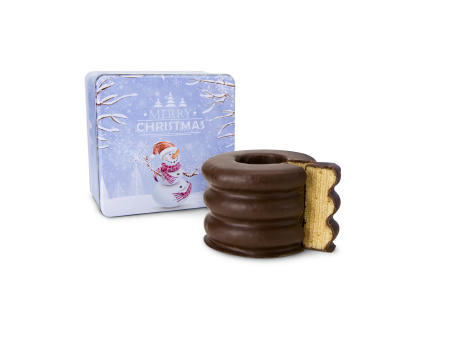 Geschenkset / Präsenteset: Baumkuchen in Weihnachtsdose