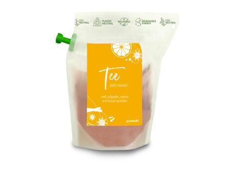 Werbe-Tee Tasty Berry, wiederverwendbarer Brühbeutel