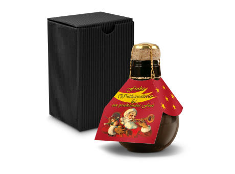 Geschenkartikel / Präsentartikel: Kleinste Sektflasche: Weihnachtsgruß