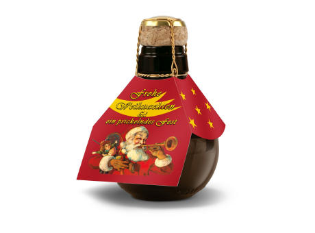 Kleinste Sektflasche der Welt! Weihnachtsgruß - Ohne Geschenkkarton, 125 ml