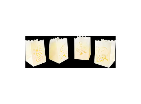 Geschenkset / Präsenteset: Stimmungsvolle Papier-Laternen