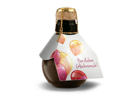 Kleinste Sektflasche der Welt! Herzlichen Glückwunsch - Ohne Geschenkkarton, 125 ml