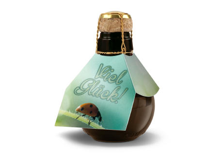 Kleinste Sektflasche der Welt! Viel Glück - Ohne Geschenkkarton, 125 ml