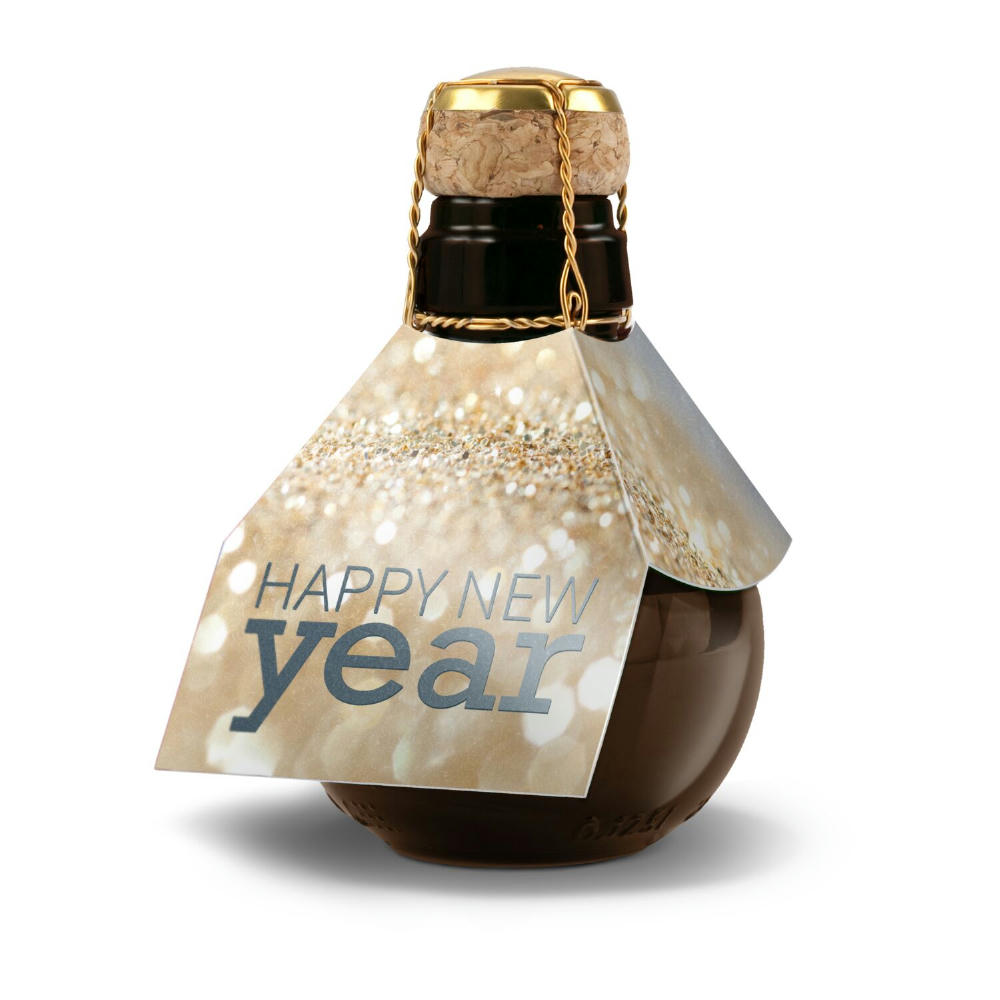 Kleinste Sektflasche der Welt! Happy New Year - Ohne Geschenkkarton, 125 ml