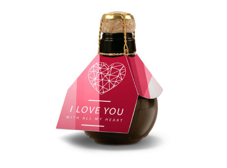 Kleinste Sektflasche der Welt! I love u - Ohne Geschenkkarton, 125 ml