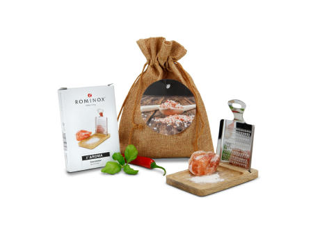 Geschenkset / Präsenteset: Kleine Salzreibe
