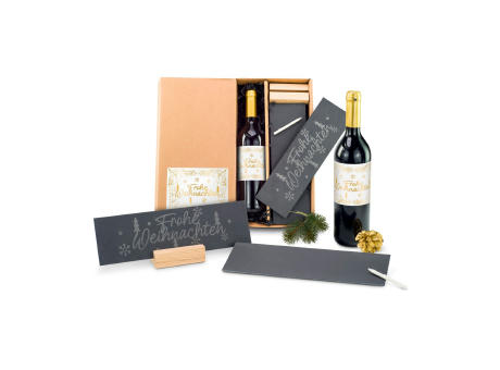 Geschenkset / Präsenteset: Schiefer & Wein