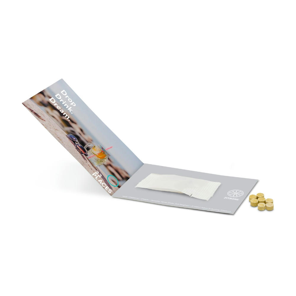 Promo Drops by TEABALLS - 1 Sachet (6-8 Zitrone Drops für ein Erfrischungsgetränk mit bis zu 0,5 L)