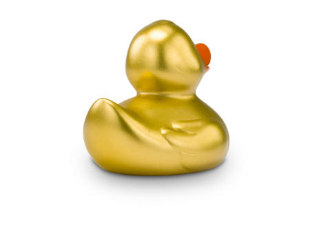 Werbeente Goldmarie Mini, ca. 6 cm