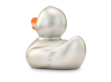 Werbeente Sylvie Silber, ca. 8 cm