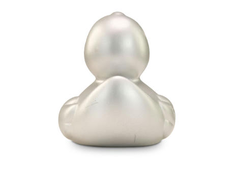 Werbeente Sylvie Silber, ca. 8 cm